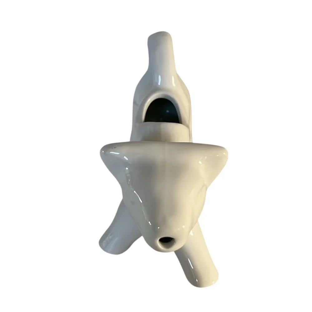 Fitz and Floyd Everyday‎ White Porcelain Cow Creamer